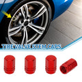 Tire Valve Stem Caps 10x16mm Replacement for SUV Bike RV (4 Pack)