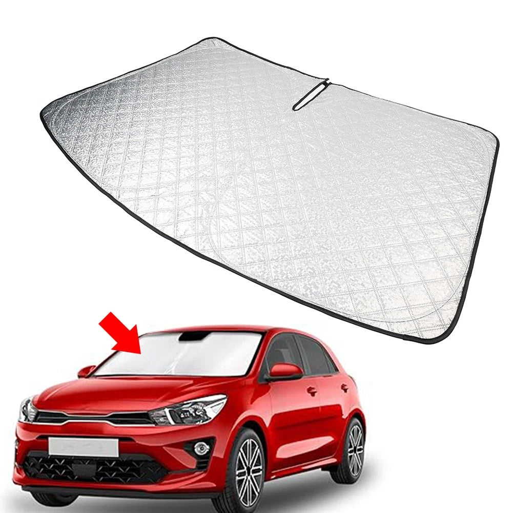 Foldable Windshield Sun Shade for Kia Rio (2018–2023)