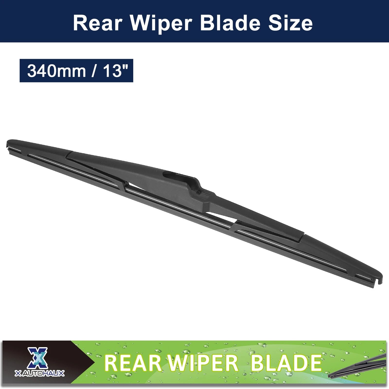 2pcs Rear Windshield Wiper Blade Replacement for Hyundai Grand Santa Fe (2013–2017)