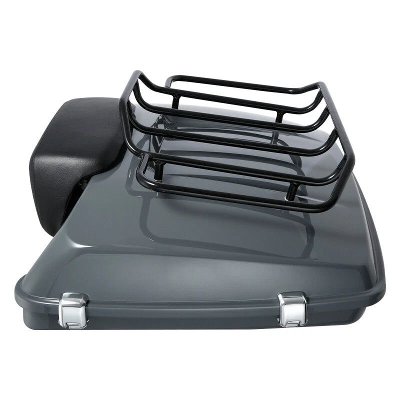 Gray Razor Trunk Backrest for Harley Touring Street Glide (2014–2026)