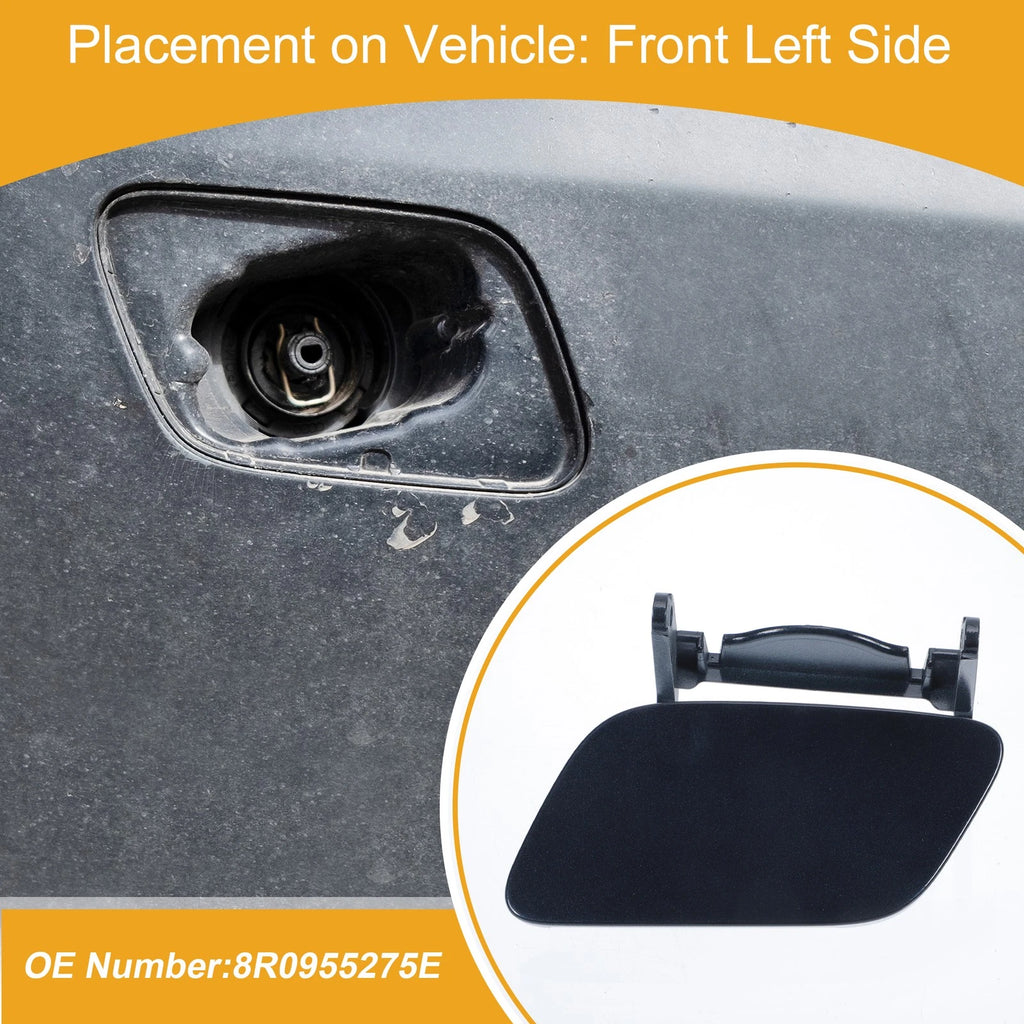 Front Left Washer Nozzle Cover Cap for Audi Q5 (2013–2017) 1 Pcs Blue
