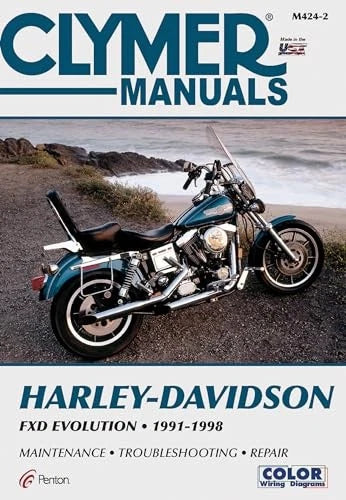 Repair Service Manual for Harley Davidson FXD Dyna Evolution (1991–1998)
