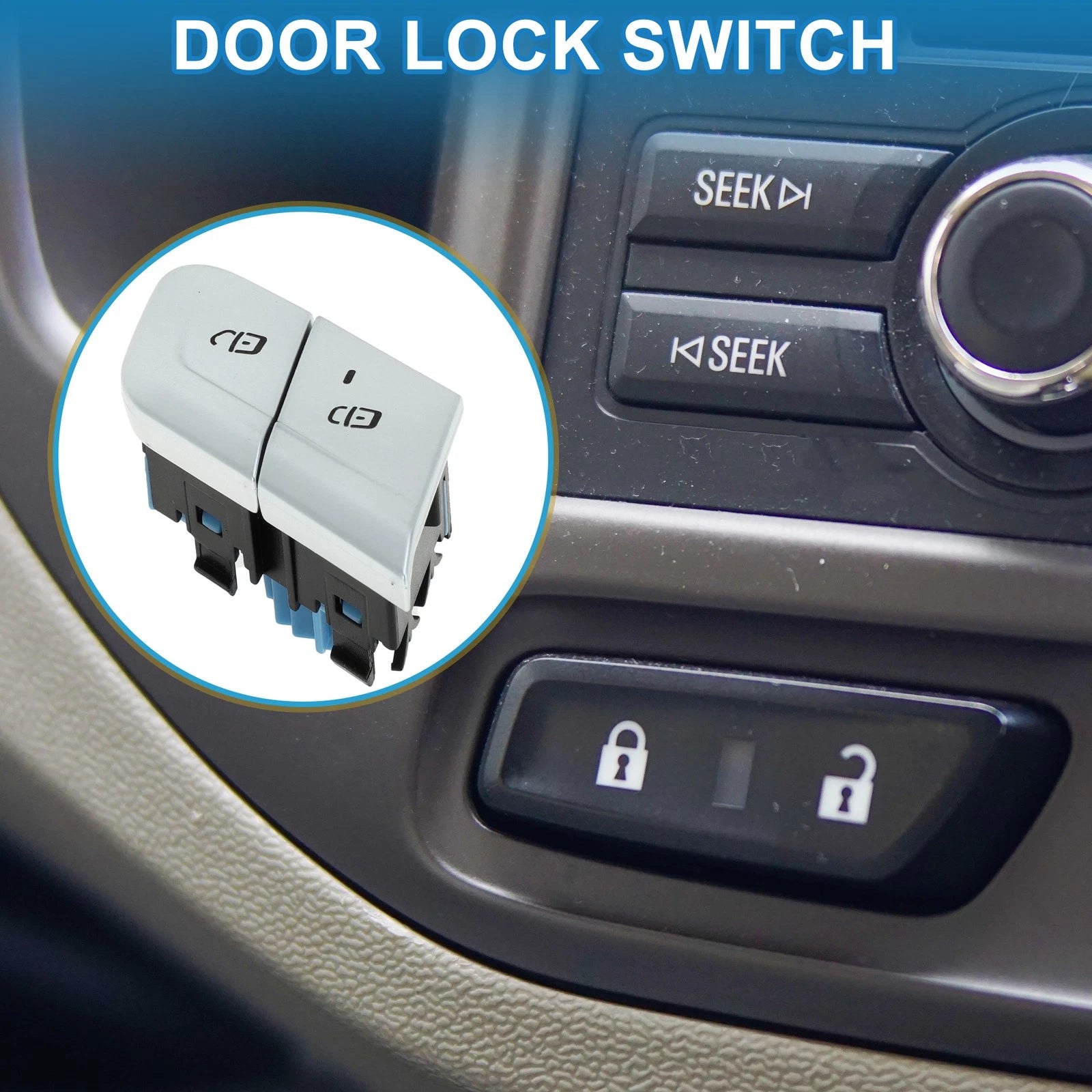 Door Lock Switch for Mercedes-Benz EQS (2022–2024)