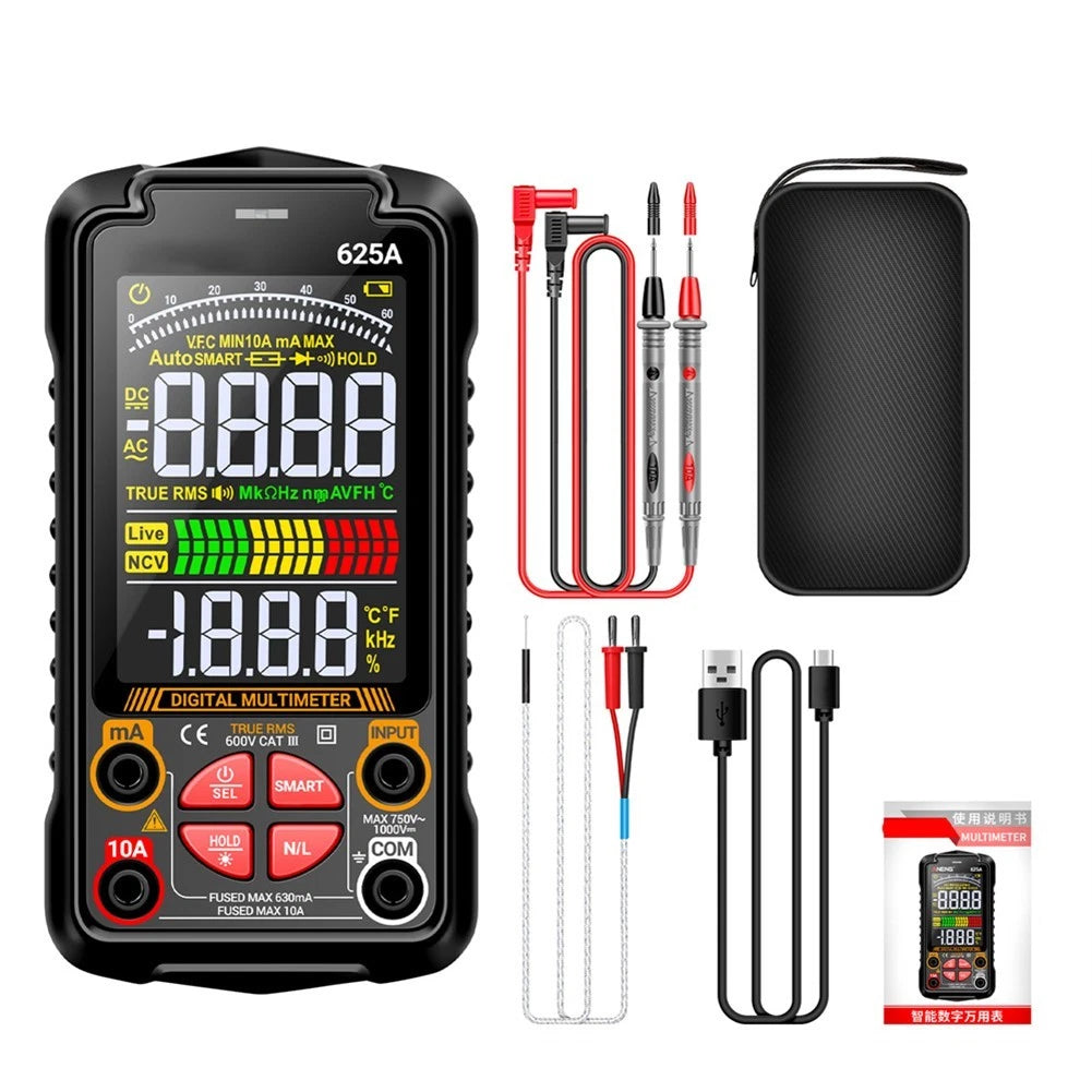 Smart 625A Multimeter for Accurate Measurements (Rechargeable Battery)