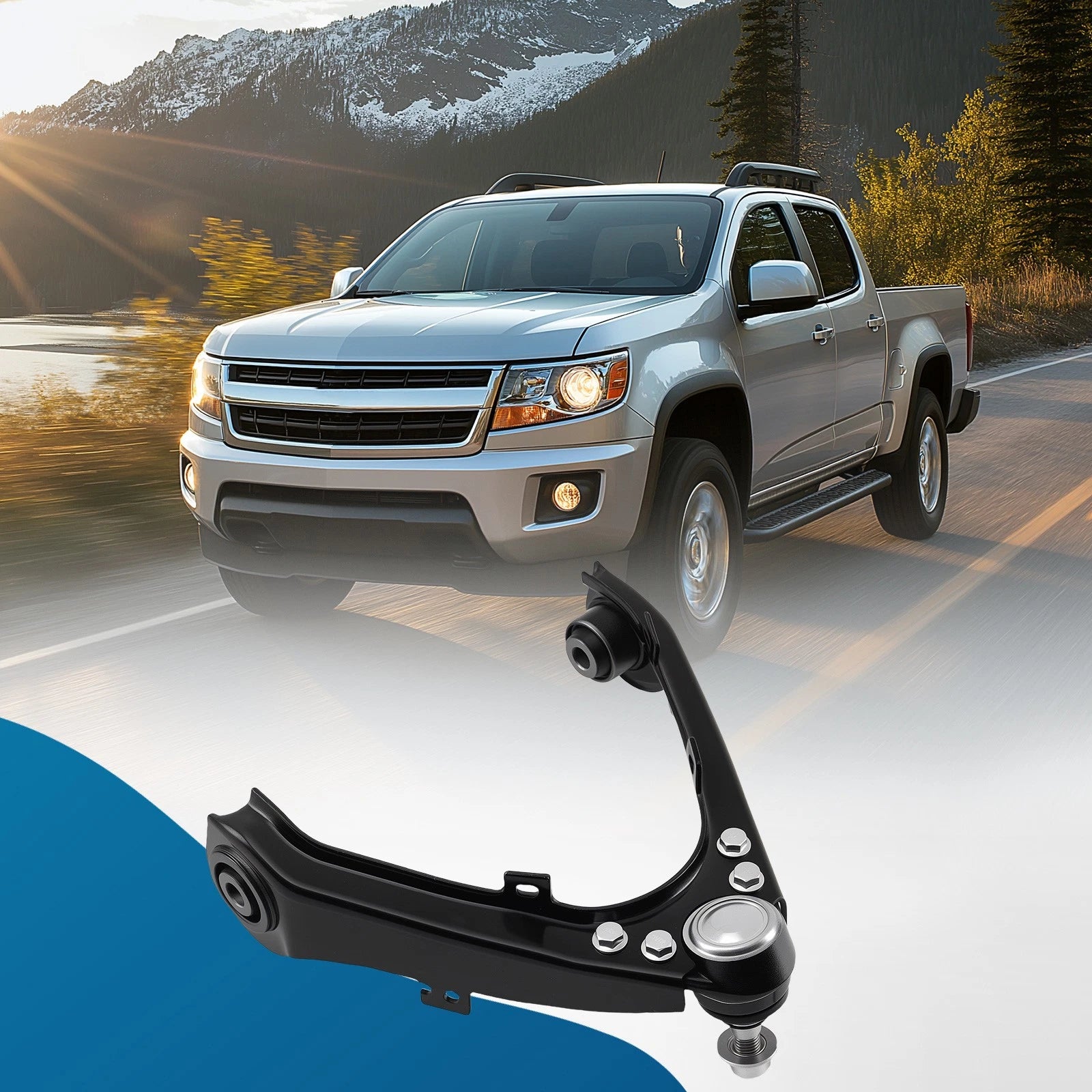 Front Left Upper Control Arm w/Ball Joint for Chevy Colorado (2004–2012)