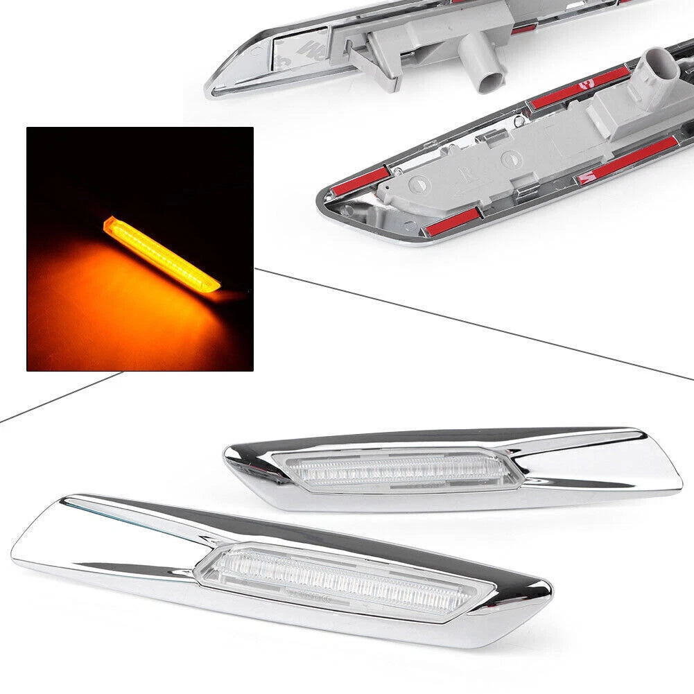LED Fender Turn Signal Side Marker Light for BMW E60 E61 E81 E82 E90 E91