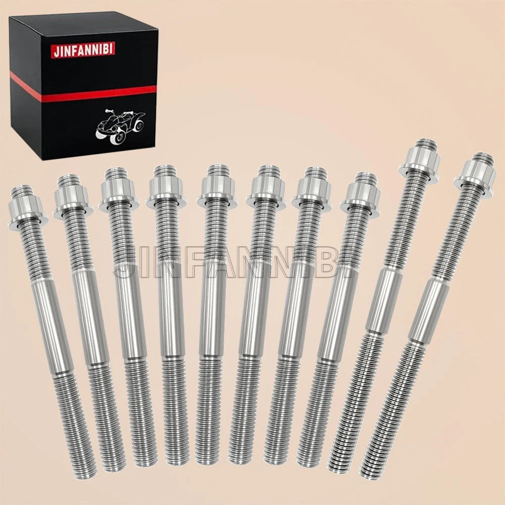 Titanium Cylinder Head Studs Nuts Kit for Banshee 350 (1987–2006)