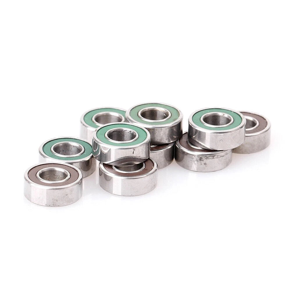 10x MR115ZZ Miniature Metal Shielded Rubber Sealed Bearings for