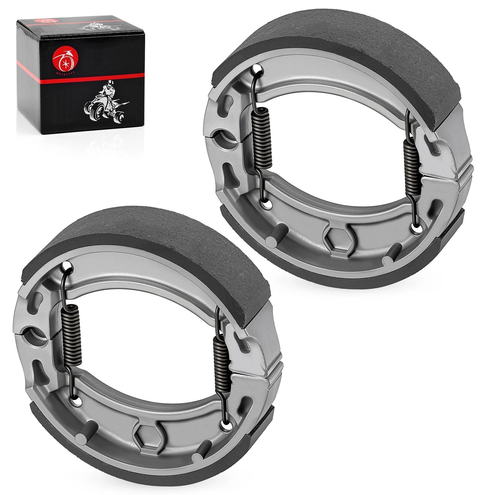 Brake Shoes for Yamaha JT1 JT2 RD60 RS100 LB50 LB80 DT80 DT100 BW200 (1968–1980)