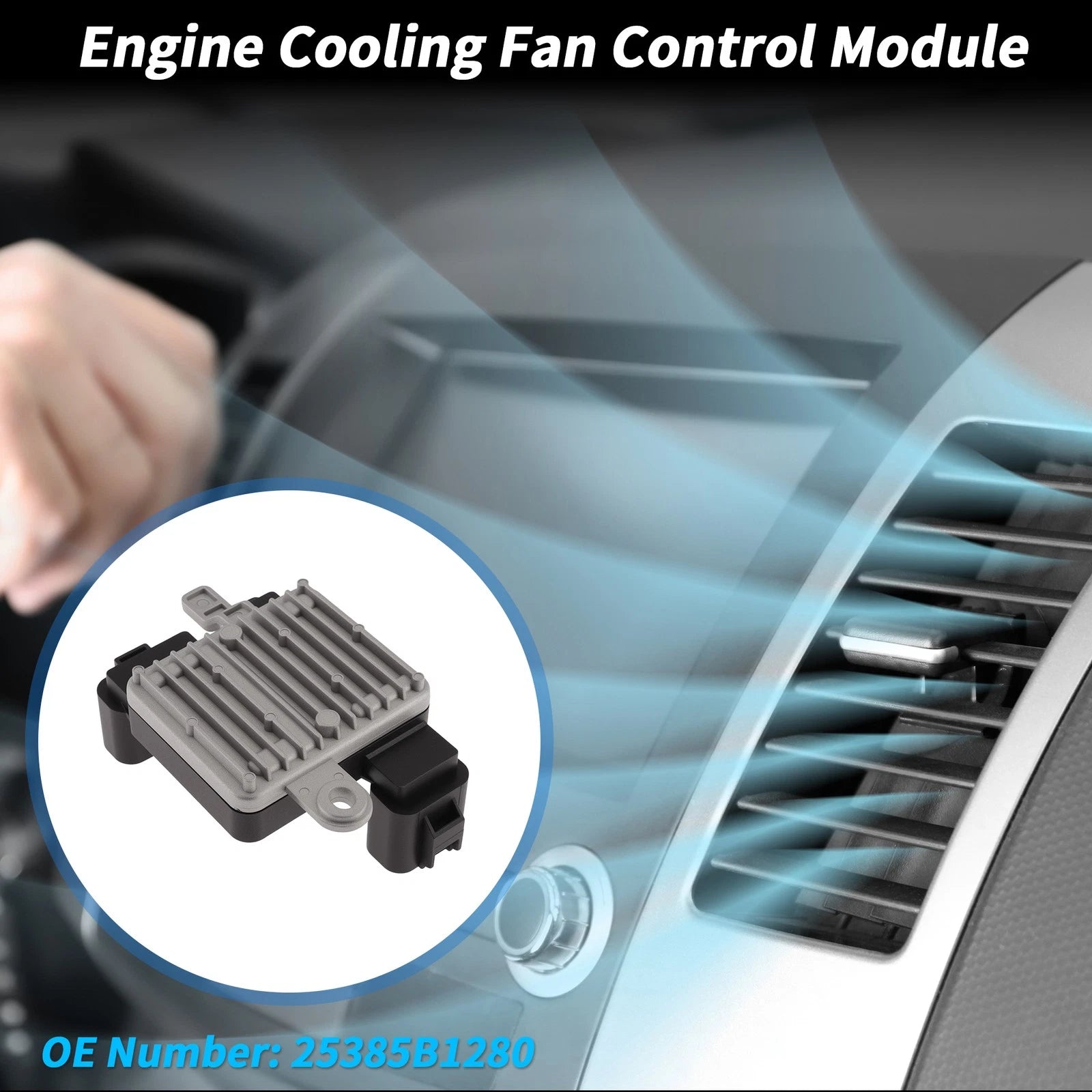 Engine Cooling Fan Control Module Replacement for Hyundai Genesis G80 (2017–2020)