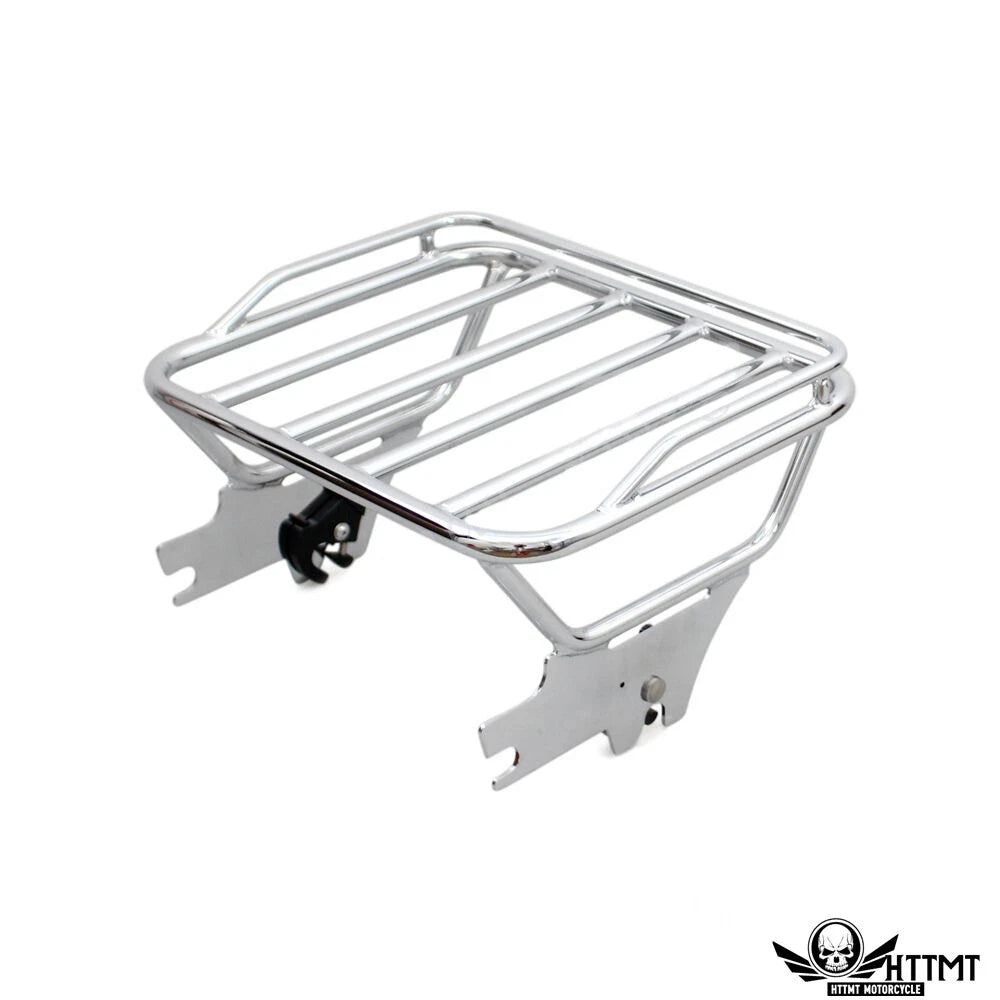 Chrome Detachable Luggage Rack Docking for Harley Touring FLHX FLTR (2014–2019)