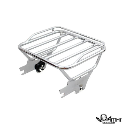 Chrome Detachable Luggage Rack Docking for Harley Touring FLHX FLTR (2014–2019)