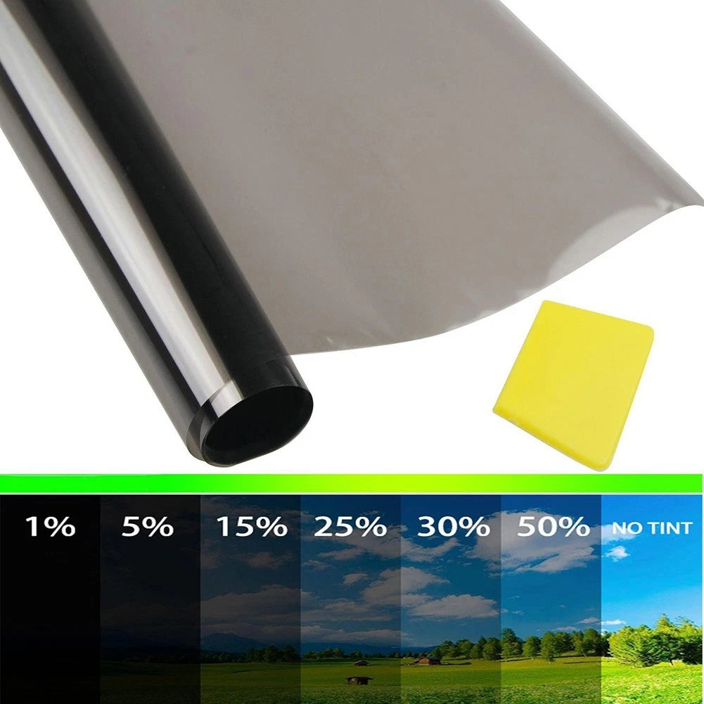 Tinting Tools Kit for Seamless Fit Sunshade Film Roll 300CMx50CM Black