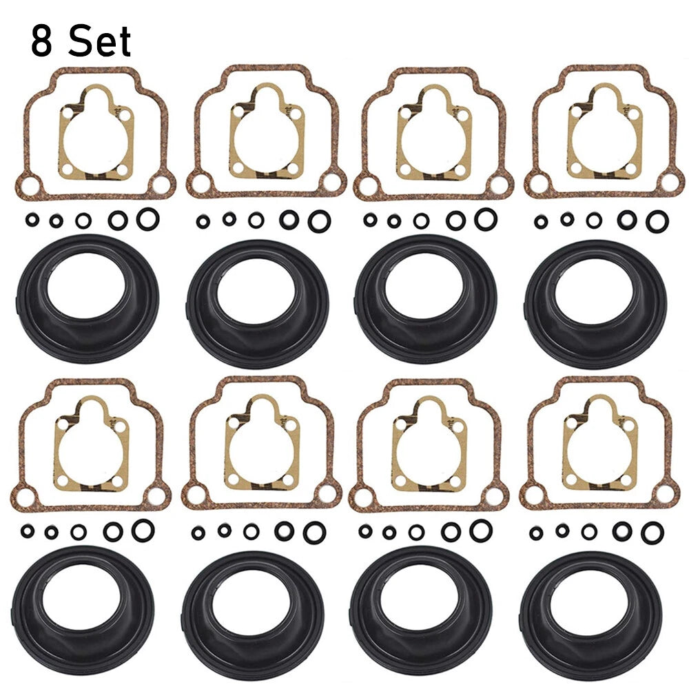 Set of 8 Carburetor Rebuild Kits for BMW BING CV 32mm (R75 R80 R90 R100)