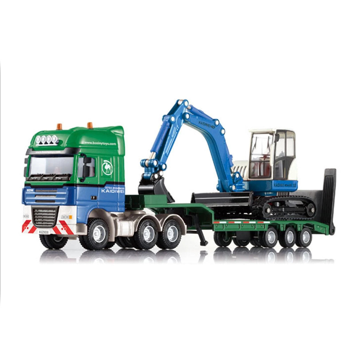 1/50 Flatbed Trailer for Transporter Model (1:50 Scale)