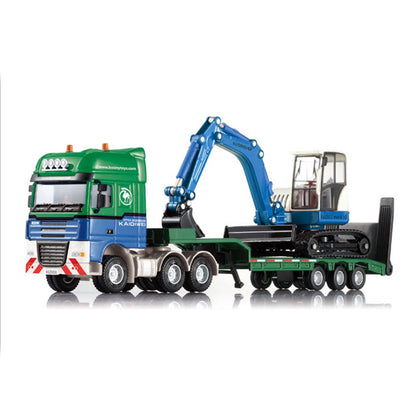 1/50 Flatbed Trailer for Transporter Model (1:50 Scale)