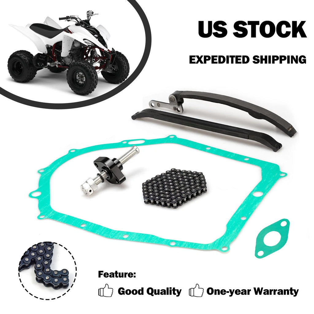 Timing Chain Guides Tensioner Gasket Kit for Warrior Raptor Big Bear 350 (1990–2006)