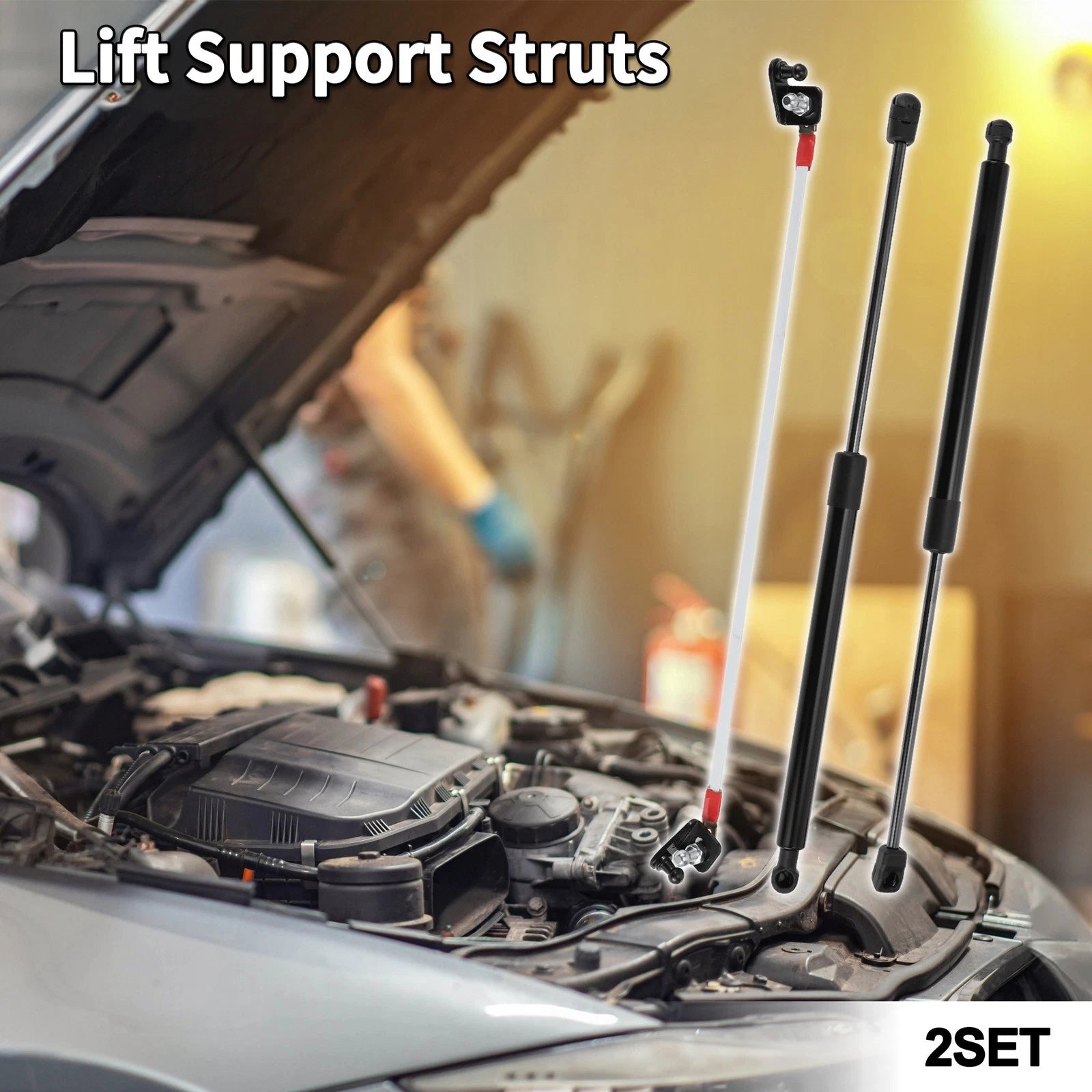 Front Hood Lift Supports Struts Gas Spring for Mazda CX-5 (2017–2024)