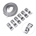 Adjustable Worm Drive Hose Clamp for Universal Applications