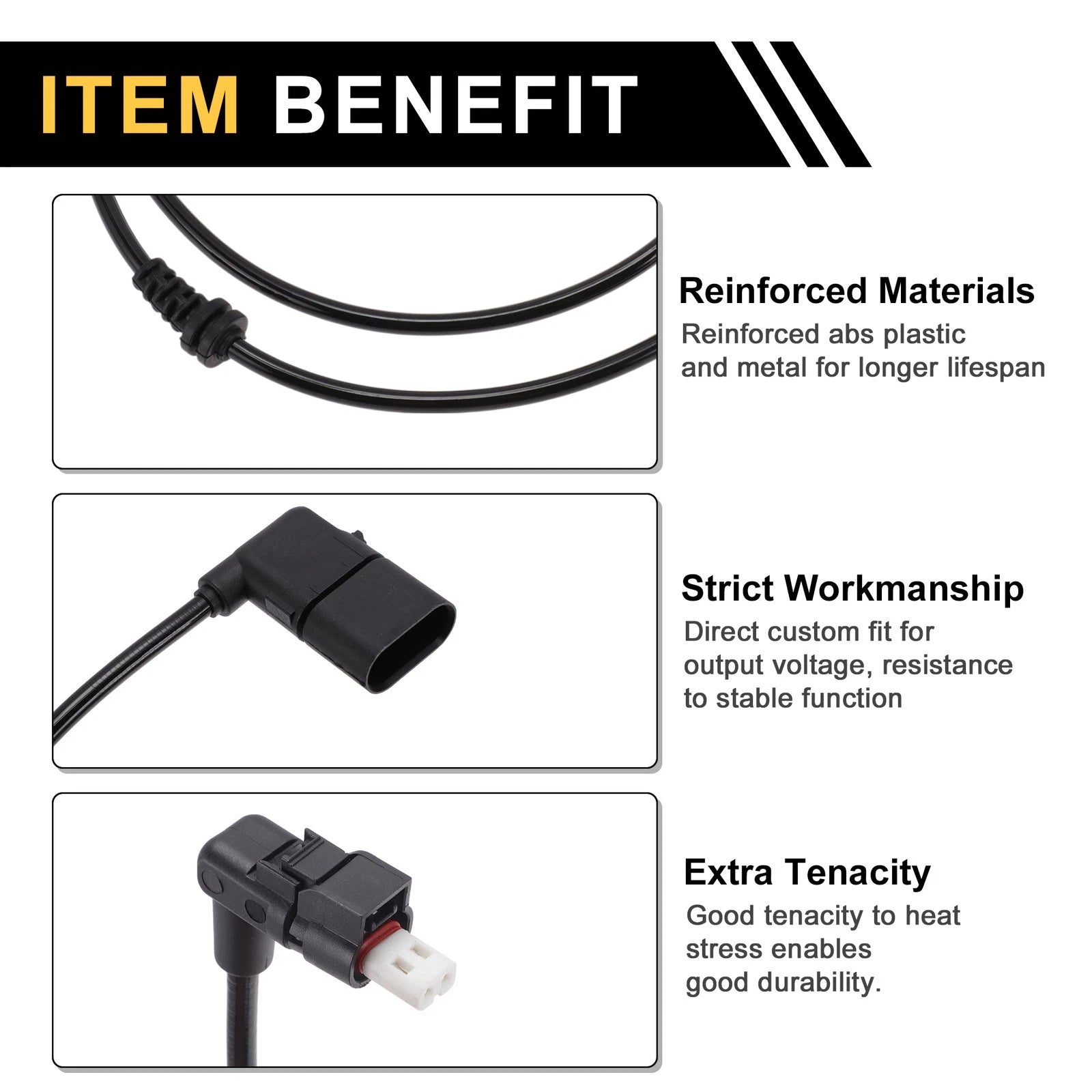 Wheel Speed Sensor Right Front Replacement for Mercedes-Benz W213 (2016–2016)