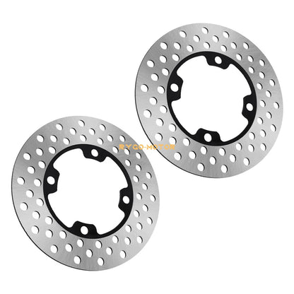 2X Front Brake Disc Rotors for Yamaha Grizzly 350/400/450 (2007–2014)