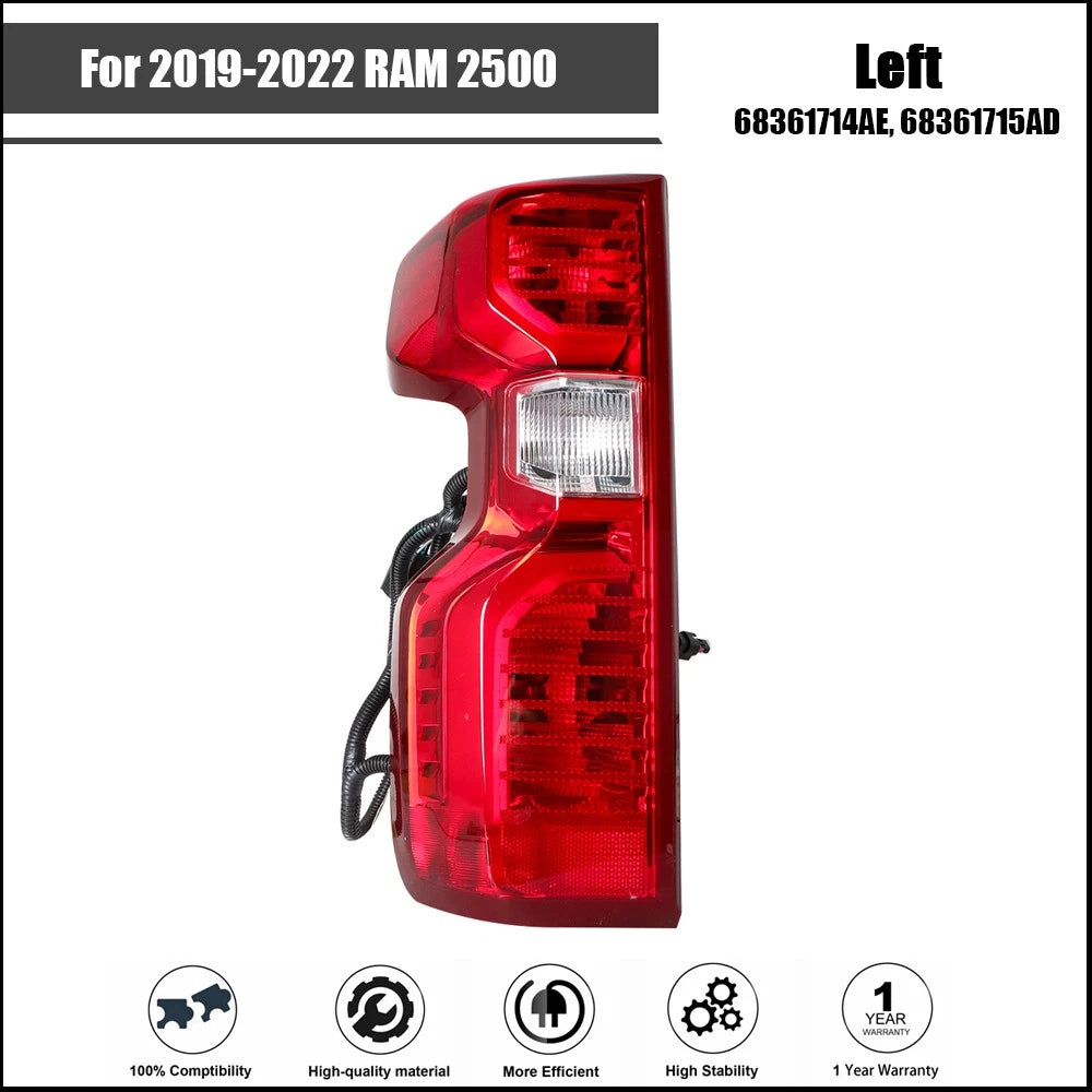 Tail Light Assembly for Chevy Silverado 1500 (2019–2021) Left Driver Side