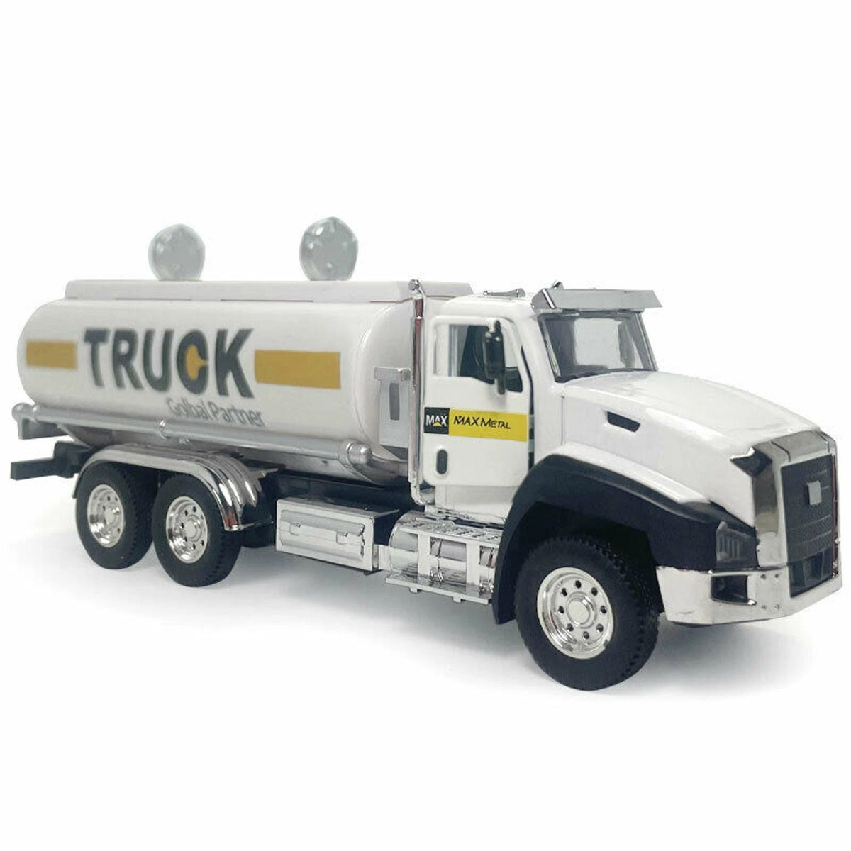1:50 Alloy Tanker Trailer Truck Model Car Diecast Pull Back Toy