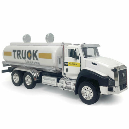 1:50 Alloy Tanker Trailer Truck Model Car Diecast Pull Back Toy