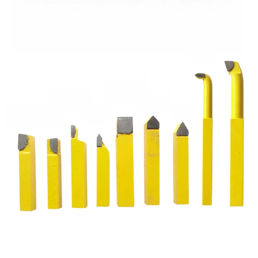 9-Piece Cemented Carbide Cutting Tools Set for General Purpose Lathes