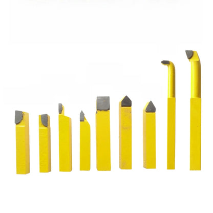 9-Piece Cemented Carbide Cutting Tools Set for General Purpose Lathes