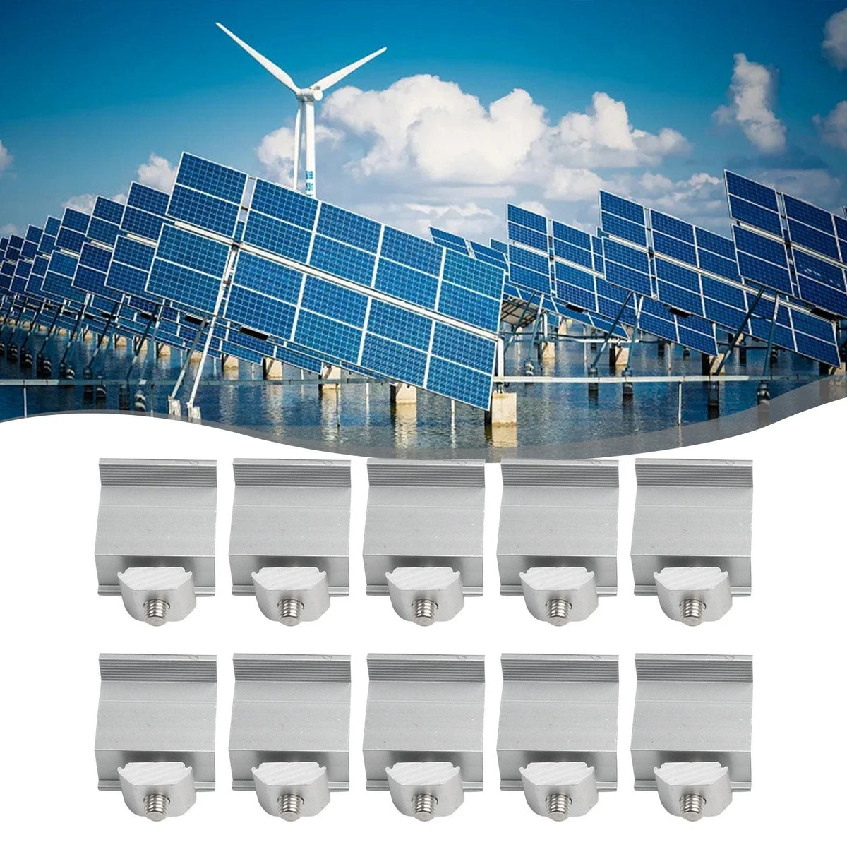 Aluminium Rail Clamp for Homes (Fast Installation)