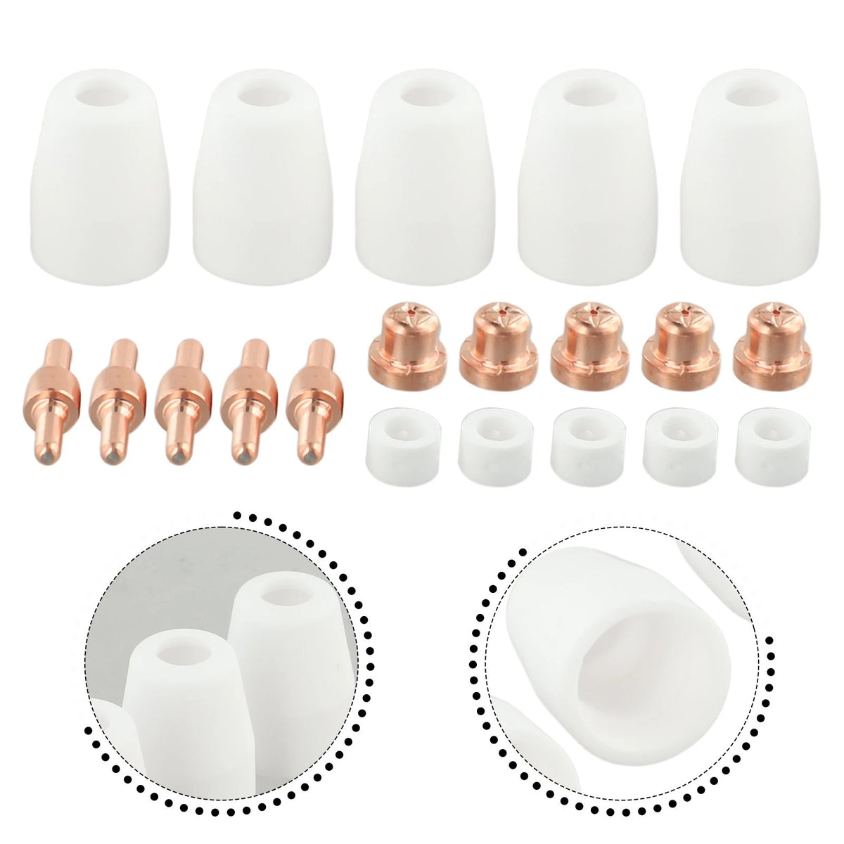 Set of 20 Tips Nozzles for CUT40/50 Plasma Cutter (#PT-31, #CT312)