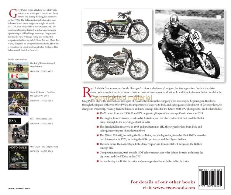Royal Enfield A Complete History Book by Pullen