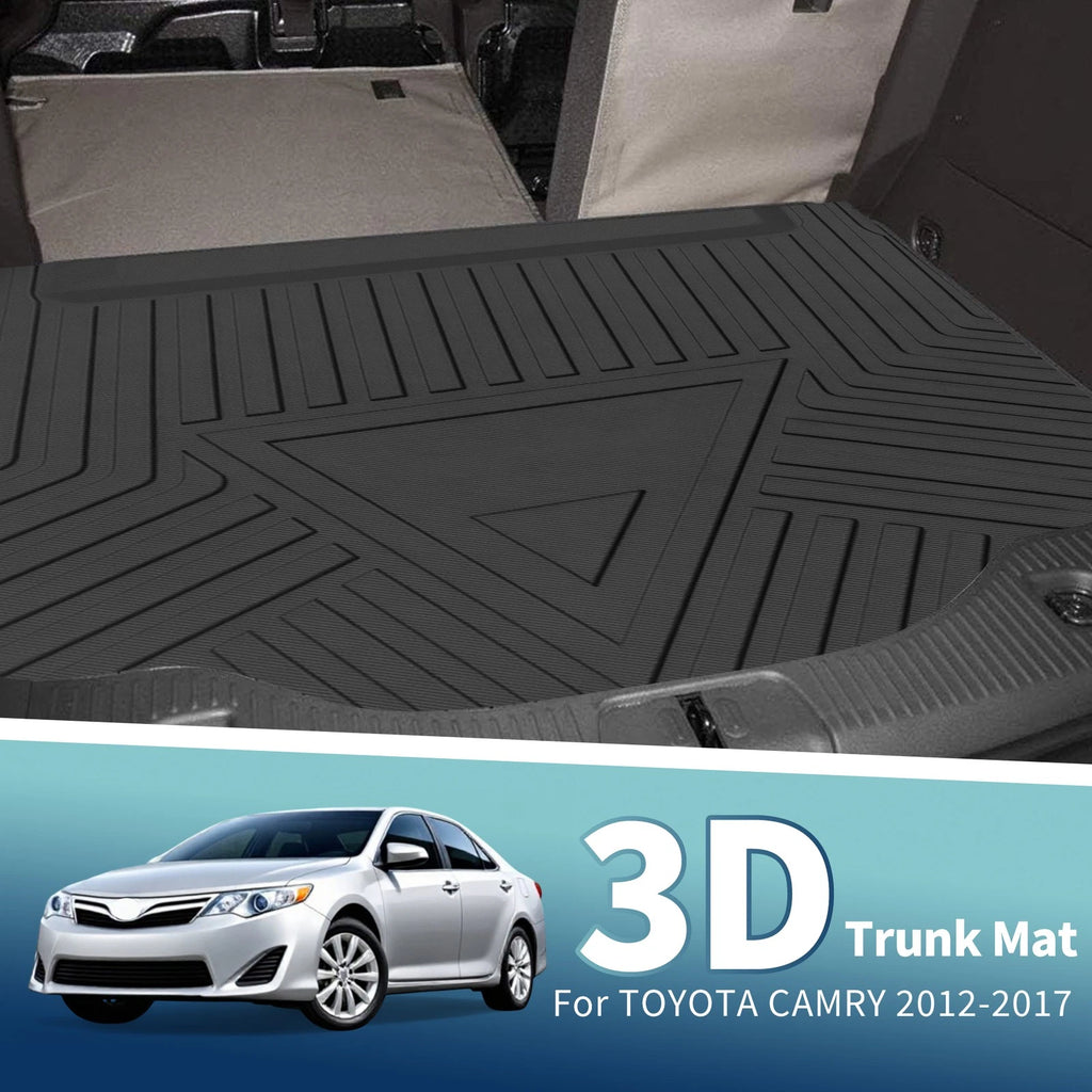 Cargo Liner Rear Trunk Mat Replacement for Toyota Camry (2012–2017) TPE 1 Pc