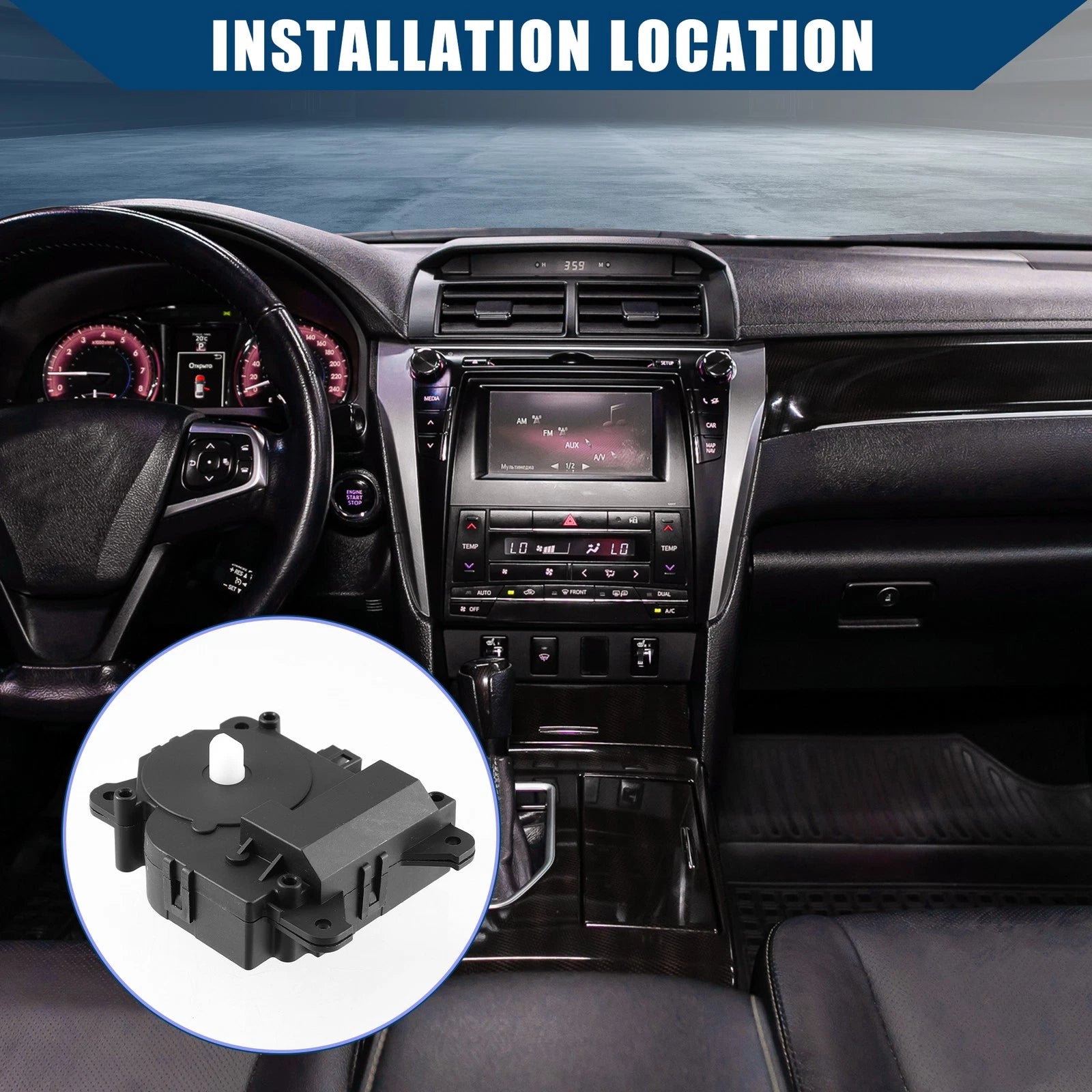 HVAC Heater Blend Door Actuator Replacement for Toyota Camry (1997–2001)