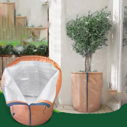 Full Coverage Insulation Cover for Garden Pots Protects from Frost