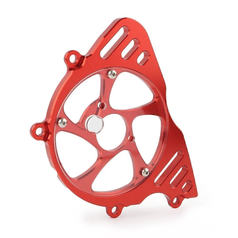 Red Front Engine Sprocket Cover Chain Guard Protector for Kawasaki Z1000 (2010–2017)