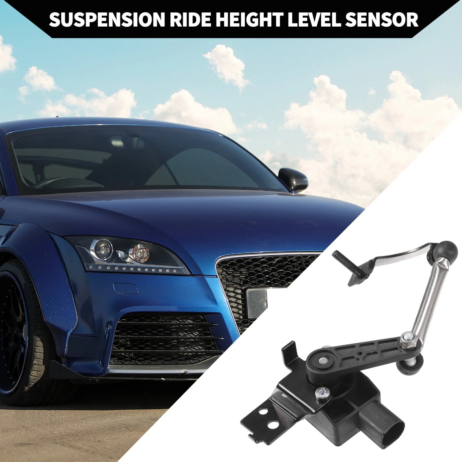 Ride Height Level Sensor Front Left for Audi TT (2008–2015) Replacement
