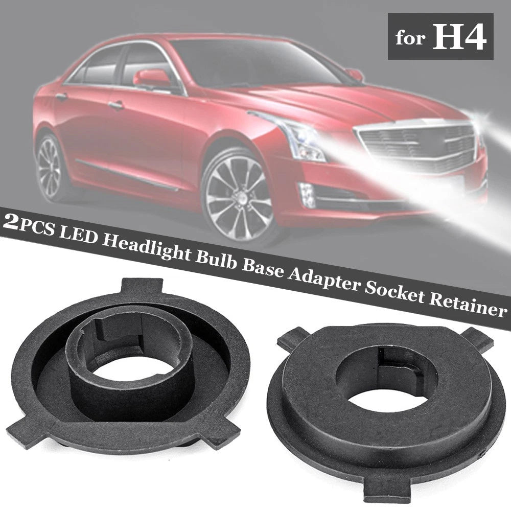2X Headlight Socket Retainer Adapter for