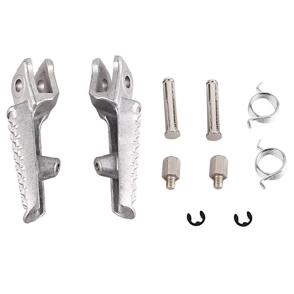 Front Footrest Foot Pegs Assembly for Honda CBR600RR (2003–2006) Silver