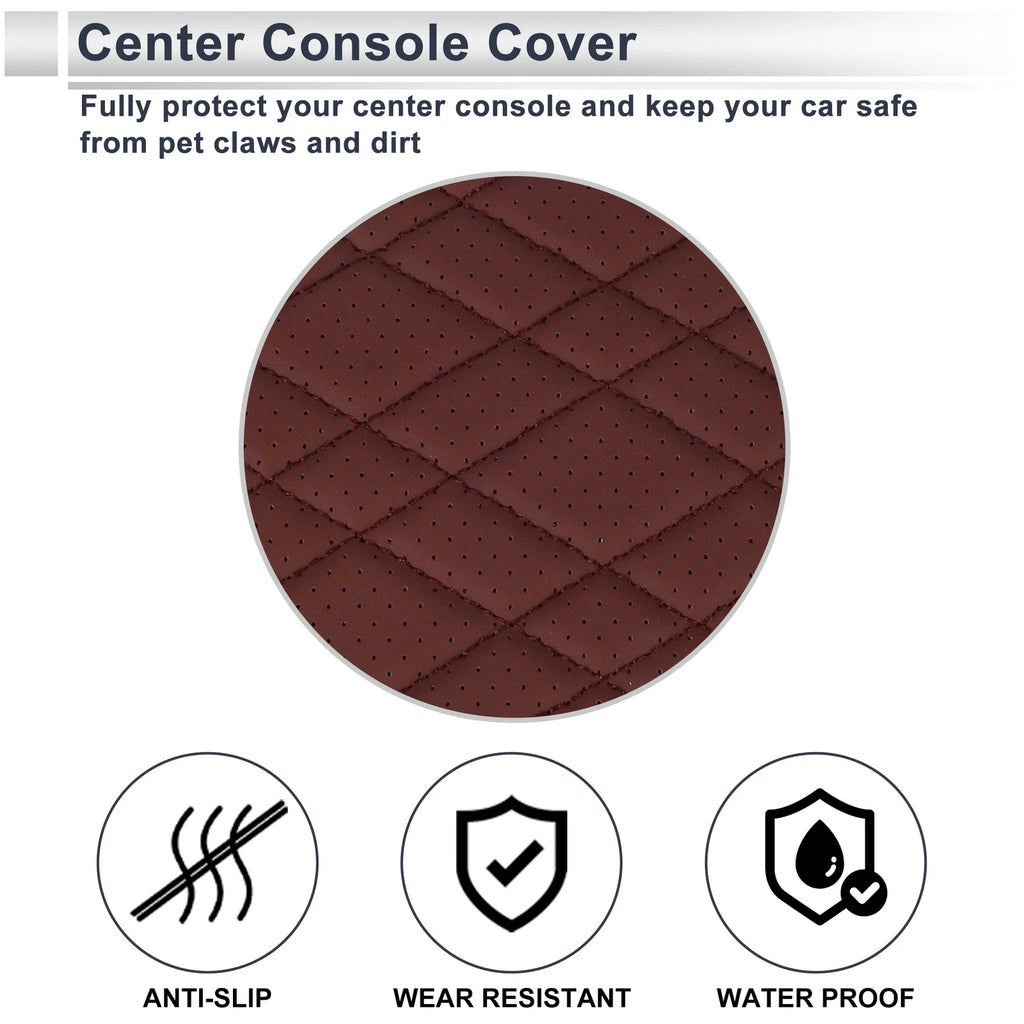 Center Console Cover for BMW X3 (2014–2018) Wine Red