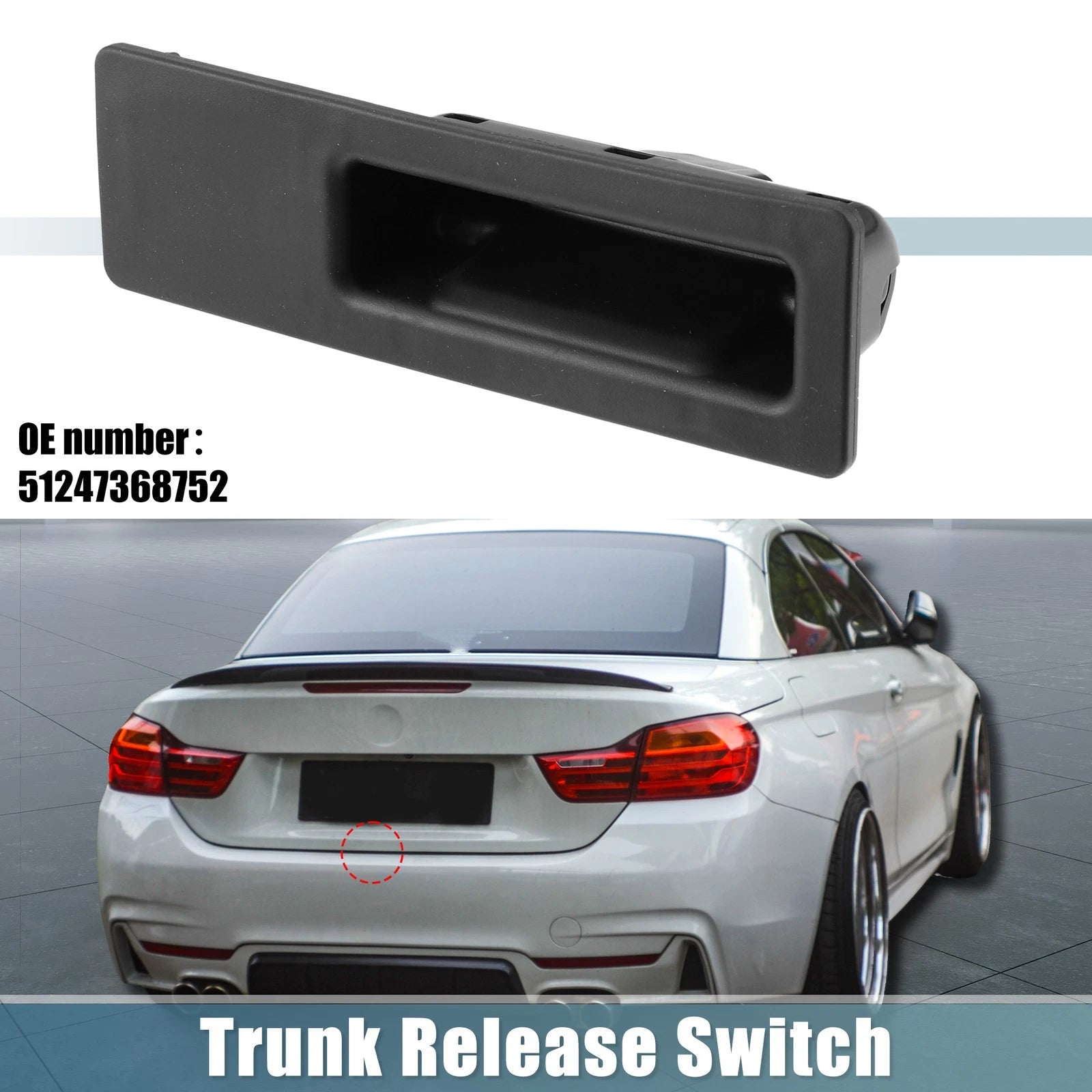 Trunk Tailgate Release Switch Rear for BMW X3 (2018–2025)