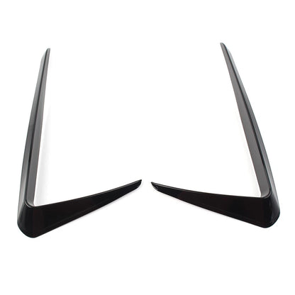 2X Black Front Bumper Fog Light Air Vent Cover Trim for VW Golf 7 (2013–2016)