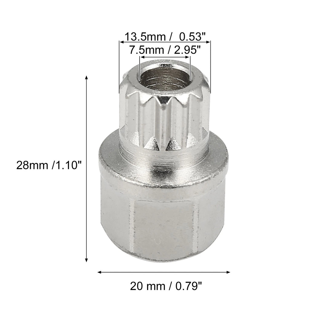 Anti Theft Wheel Lock Key for BMW Lug Nut Removal (2010–2021)