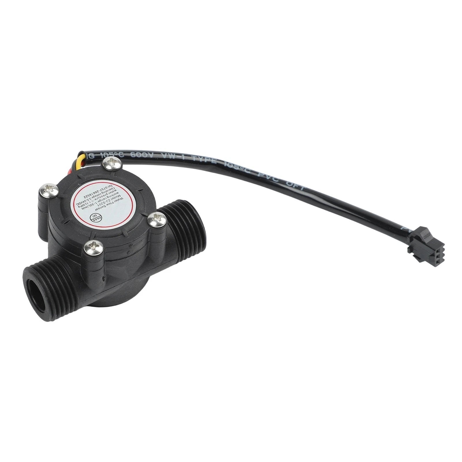 Water Flow Sensor for YFS201 518V (G12 BSPT Thread)