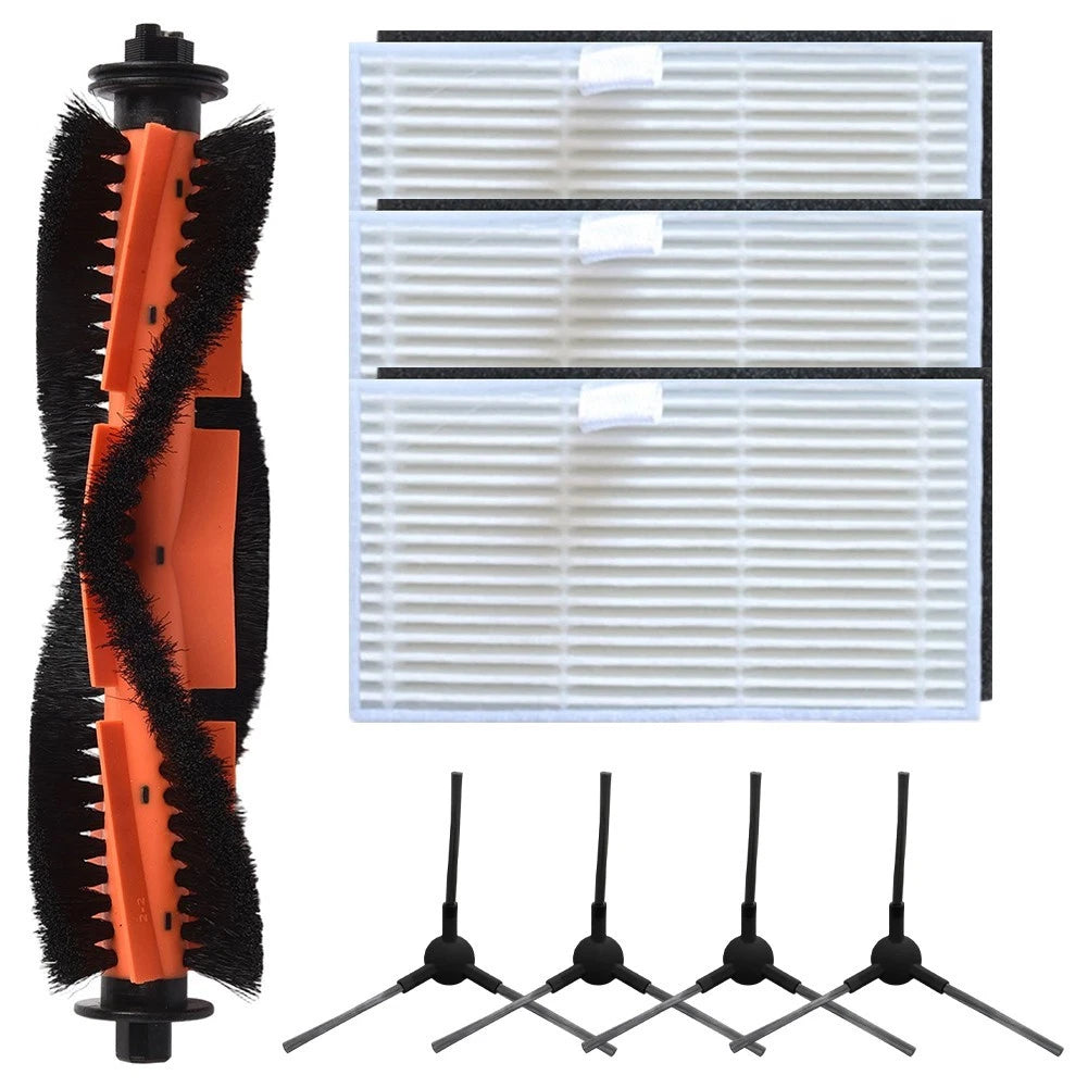 Main Side Brushes Filter Pack for Trouver E20 Pro E20 Plus (2020–2023)