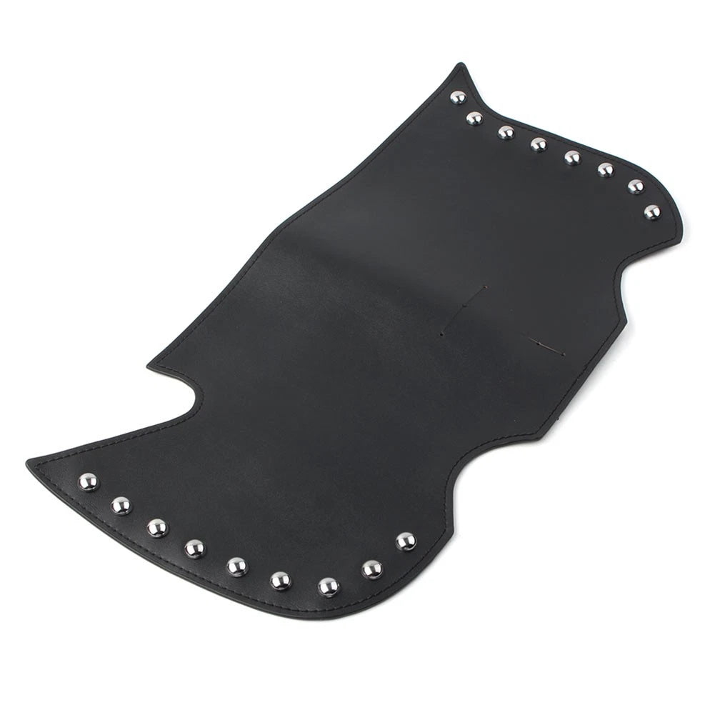 Black Heat Saddle Shield Deflectors for Harley Touring Softail Dyna