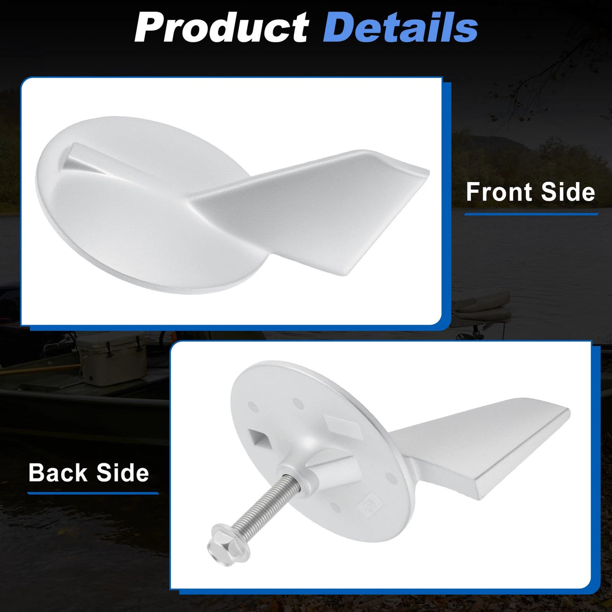 Trim Tab Anode for Yamaha 150 200 HP Outboard Motors (6K1-45371-01)