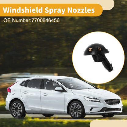 2Pcs Front Windshield Washer Nozzle for Renault Megane I (1996–2003) No.7700846456