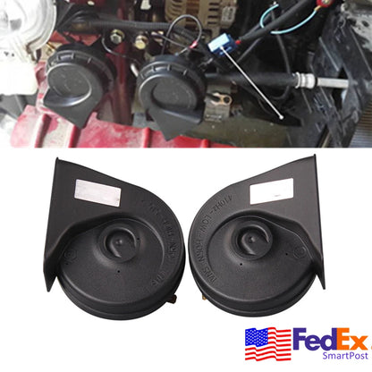 2X Snail Horns for Motorcycle ATV Scooter (Universal) 110-125DB